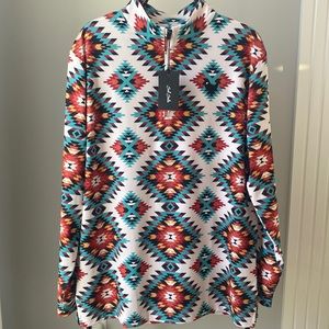 Mens 1/4 zip Bad Birdie